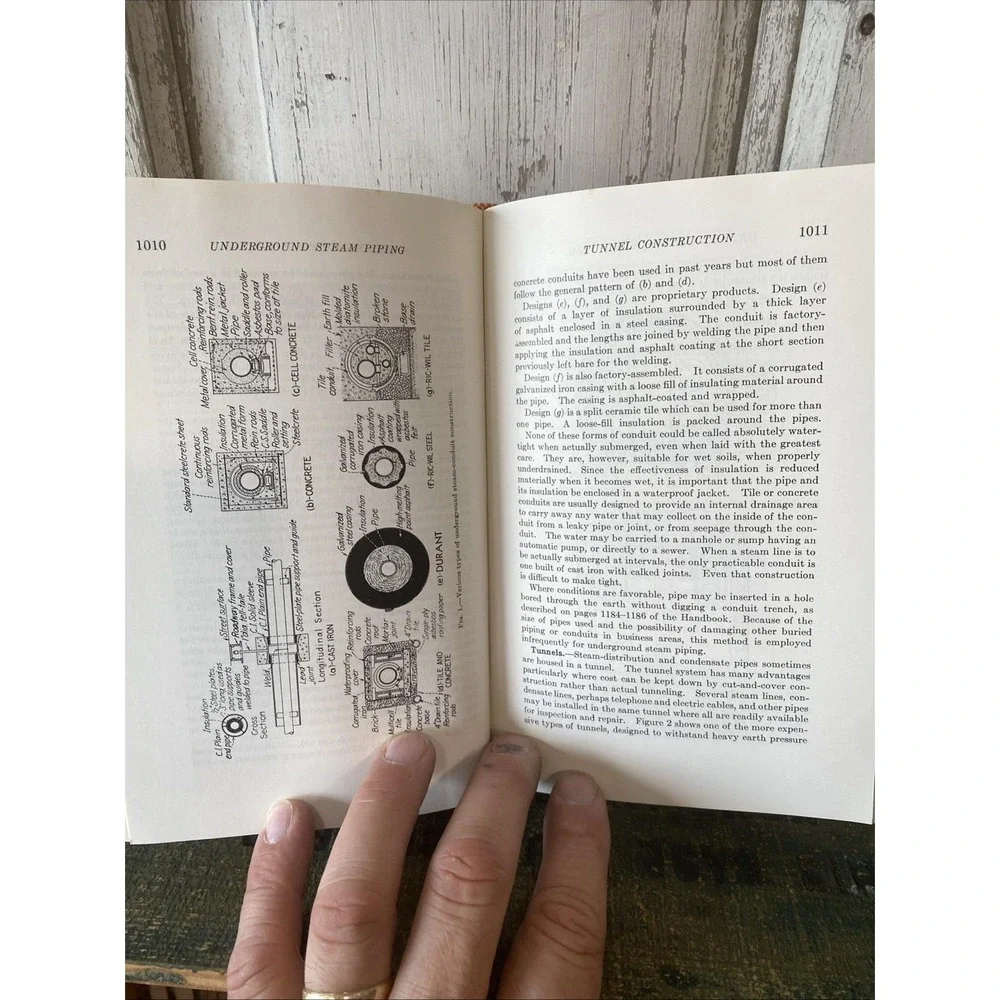 Piping Handbook‎ Mechanical Engineering Fluids Valves Oil Gas Steam Pipe 1945 HC
